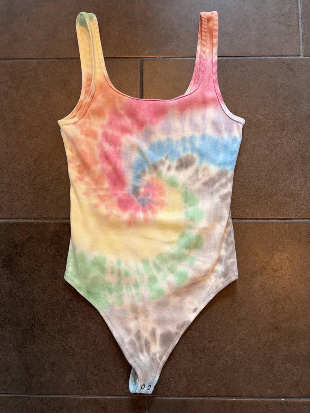 Tie-Dye Pastel One-Piece Bodysuit